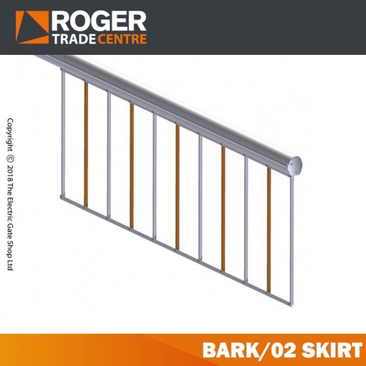Шторка алюмінієва 2 м  для Bionik-4 Roger BARK/02 